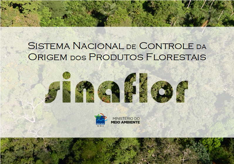 Sistema Nacional de Controle da Origem dos Produtos Florestais (Sinaflor) Arte: Ascom/Ibama