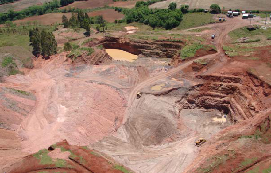 Garimpo. Foto de arquivo Ibama