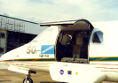 Avião da Líder equipado com o sensor da NASA, em Agosto de 1996