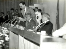 Visita do então Presidente da República, José Sarney, à sede do Ibama, por ocasião do 1º aniversário do IBAMA.