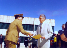 Visita do então Presidente da República, Fernando Henrique Cardoso, ao Ibama por ocasião da assinatura do decreto que criou o Prevfogo.