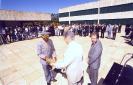 Visita do então Presidente da República, Fernando Henrique Cardoso, ao Ibama por ocasião da assinatura do decreto que criou o Prevfogo.