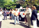 Entrega de carros do PROARCO ao corpo de Bombeiros-DF, em Maio de 2001