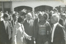 Visita do então Presidente da República, José Sarney, à sede do Ibama, por ocasião do 1º aniversário do IBAMA