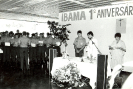 Celebração de missa de ação de graças pelo 1º aniversário do Ibama, em 23 de janeiro de 1990