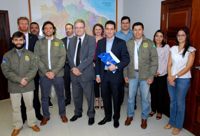 Comitiva da SMA Chile Foto: Ibama