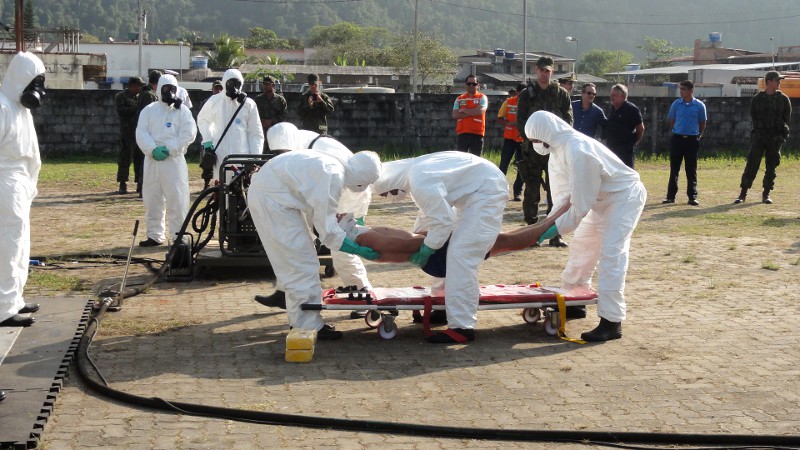 Simulação emergência nuclear Foto: Ibama
