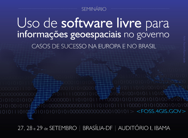 Uso de software livre para informações geoespaciais imagem sem descrição.