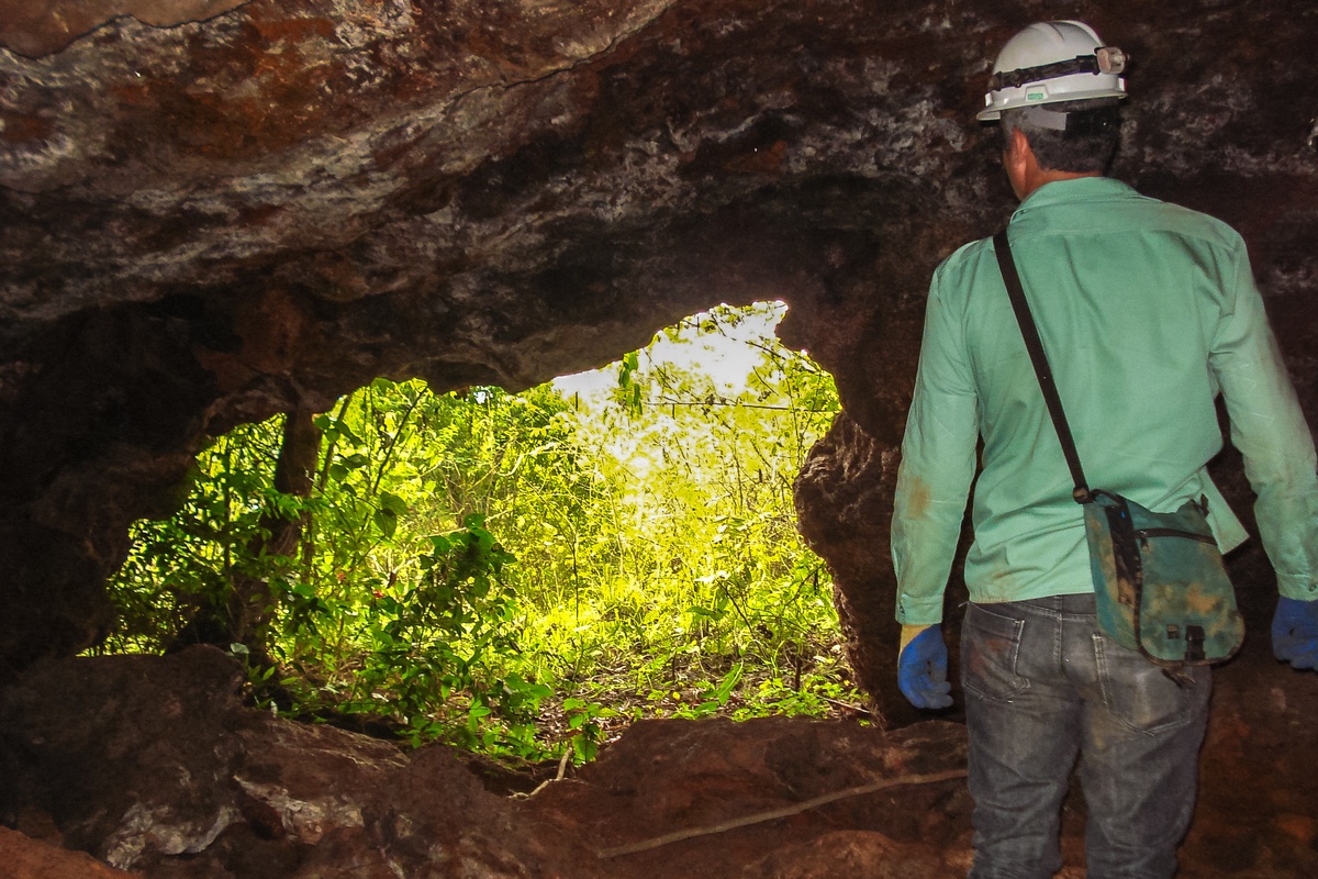 Caverna localizada no Parque Nacional dos Campos Ferruginosos, no Pará Foto: Ibama