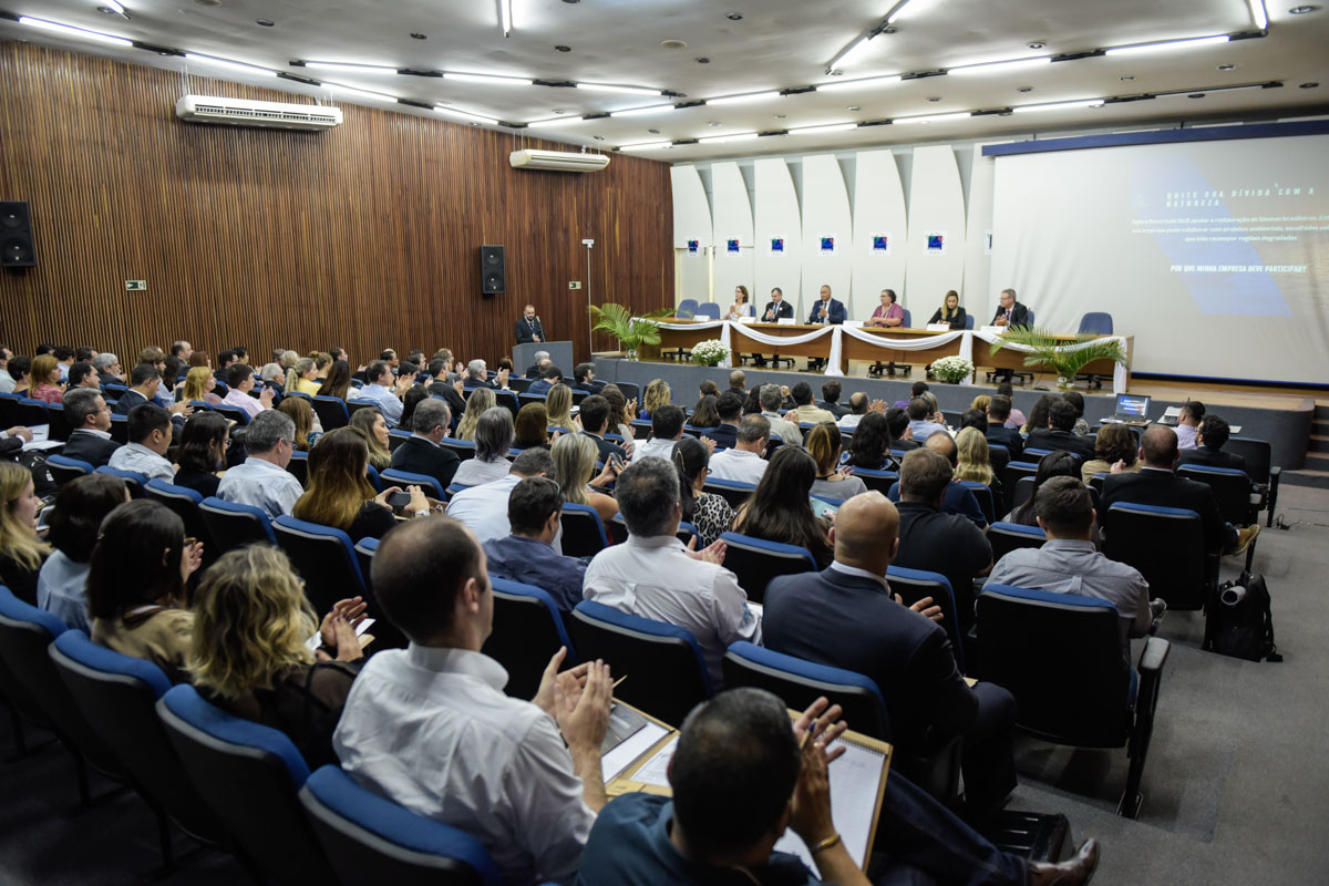 Reunião pública sobre Conversão de Multas Ambientais realizada na sede do Ibama, em Brasília Foto: Ibama