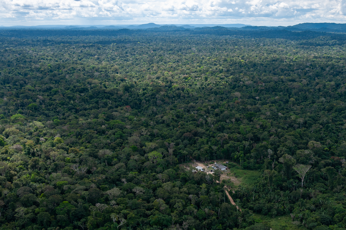 Base permanente da Funai na Terra Indígena Kawahiva Foto: Vinícius Mendonça/Ibama