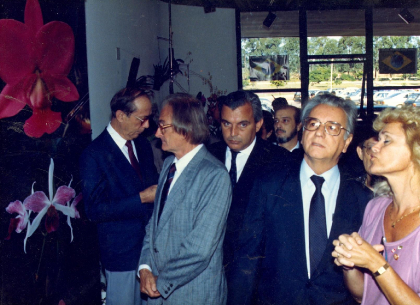  Visita do então Vice-presidente da República, Itamar Franco, à Sede do Ibama, por ocasião da Semana do Meio Ambiente de 1990.
