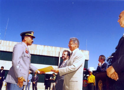 Visita do então Presidente da República, Fernando Henrique Cardoso, ao Ibama por ocasião da assinatura do decreto que criou o Prevfogo.