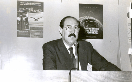 1º Encontro nacional sobre mudanças climáticas realizado no Ibama Sede, em 02 e 03 de Agosto de 1990